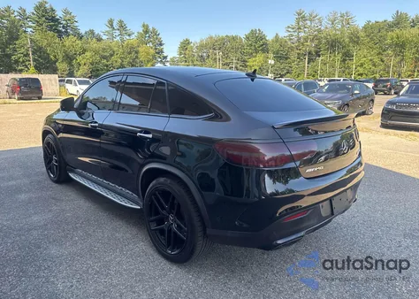 2018 Mercedes-Benz Gle Coupe 43 Amg z USA, uszkodzony, nr VIN 4JGED6EB2JA105234
